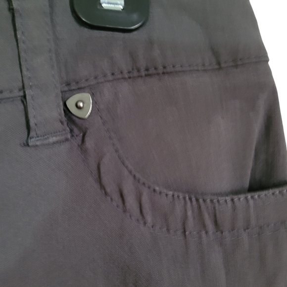Zac & Rachel Slacks Sz 6, Straight Leg, Charcoal Stretch 30" Length - Picture 5 of 13